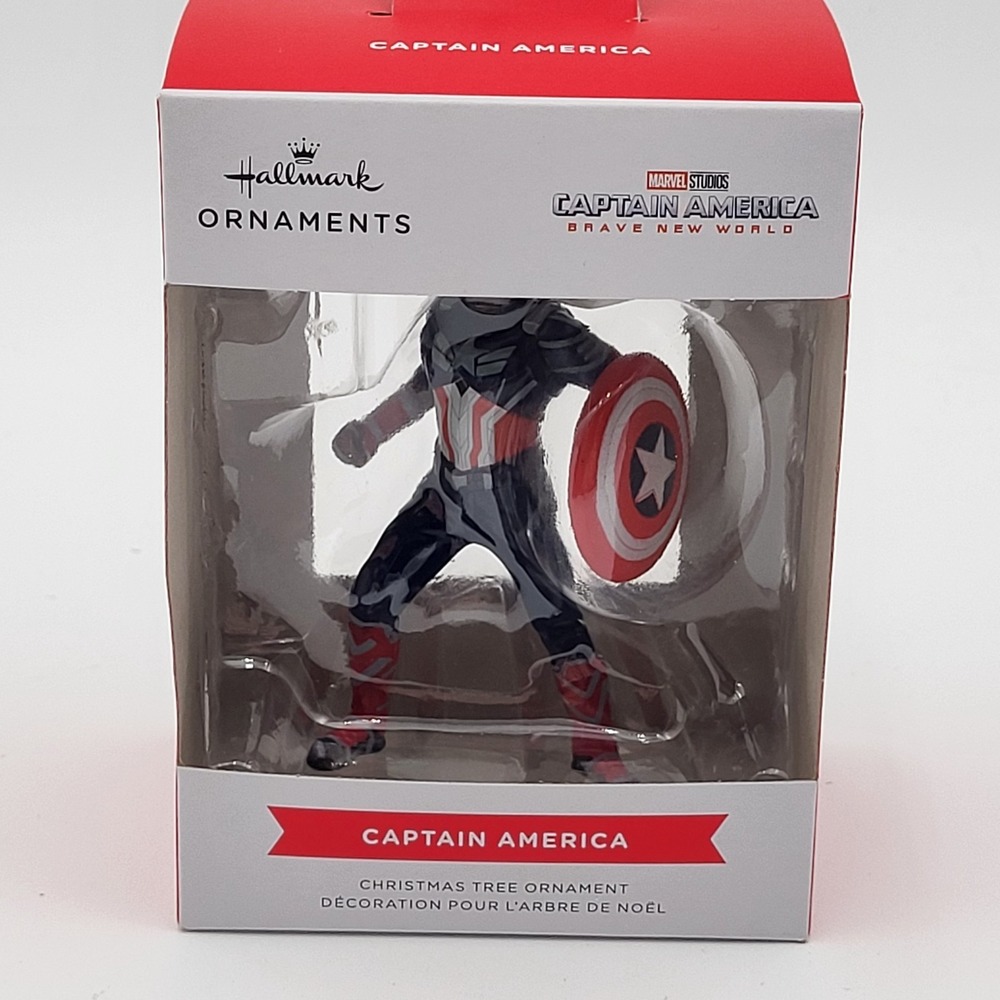 Hallmark Marvel Captain America Brave New World Christmas Ornament 2025